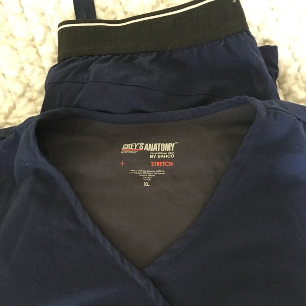 Scrubs Greys Anatomy Stretch Navy